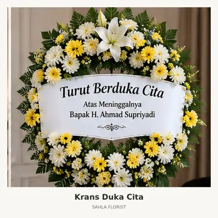 Krans Bunga Duka Medansatria